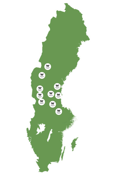 Westans områden